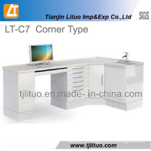 Good Quality Metal Steel Corner Type Dental Cabinet